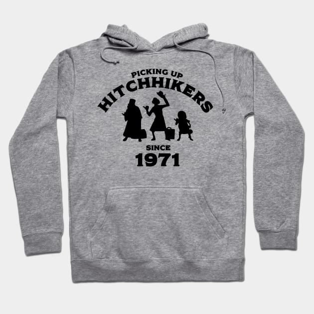 Hitchhikers Since 1971 (WDW Version) - Black Hoodie by WearInTheWorld